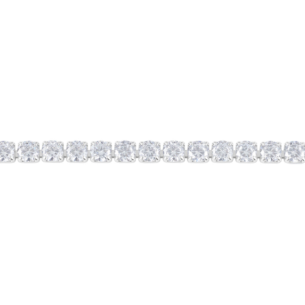 Bracelet Lou-anne Argent Blanc Oxyde De Zirconium Blanc