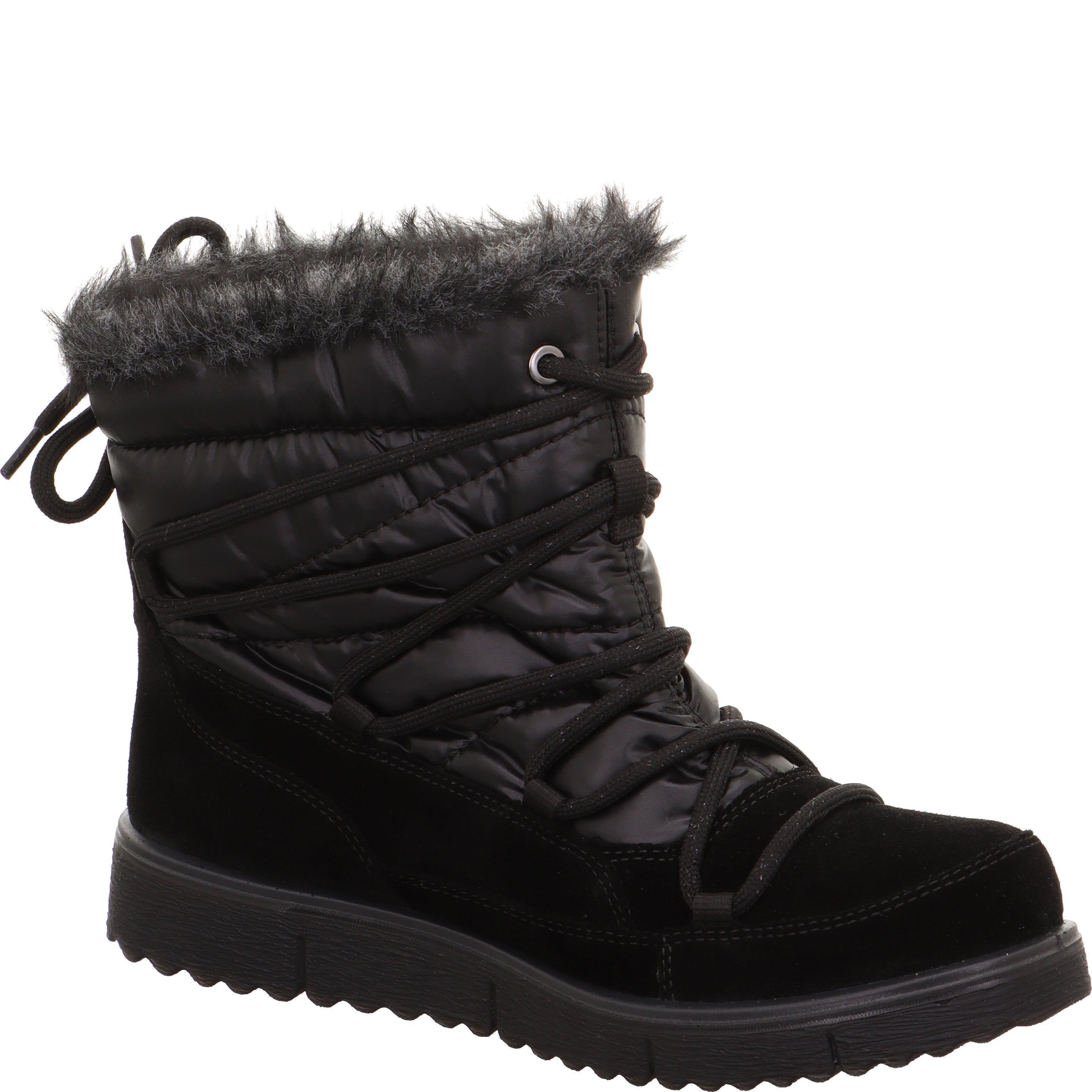 legero CAMPANIA Damen  Stiefelette mit Schnellverschluss - Farbe: Schwarz - Größe: 4.5