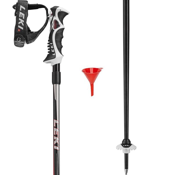Bâton de ski LEKI HOT SHOT S NOIR/ROUGE