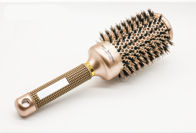 (Ø53mm) Haar Styling Rund Bürste Haarbürste Lockenbürste - Gold