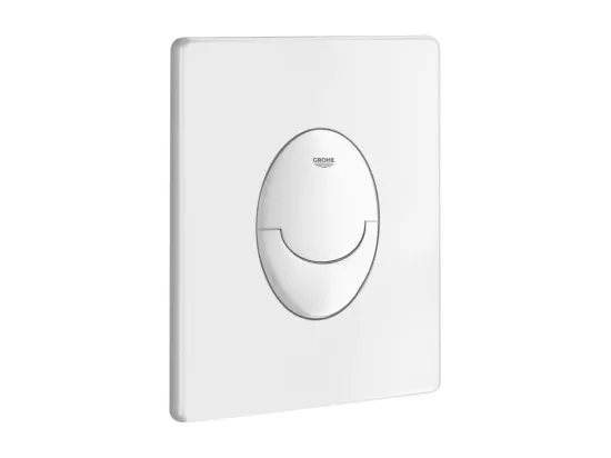 Pack WC suspendu sans bride GROHE Bau Cerami avec bâti support Rapid SL Project et plaque de commande Start blanc