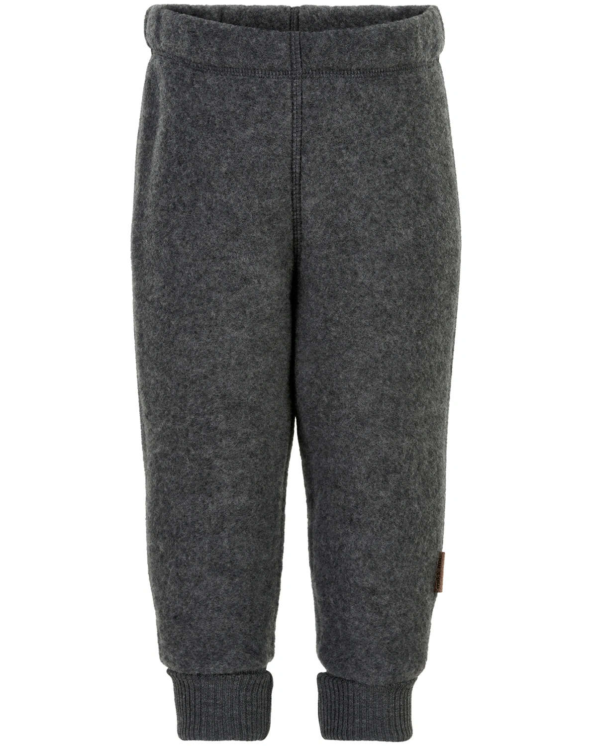 Wollhose MERINO JUNIOR in melange anthracite