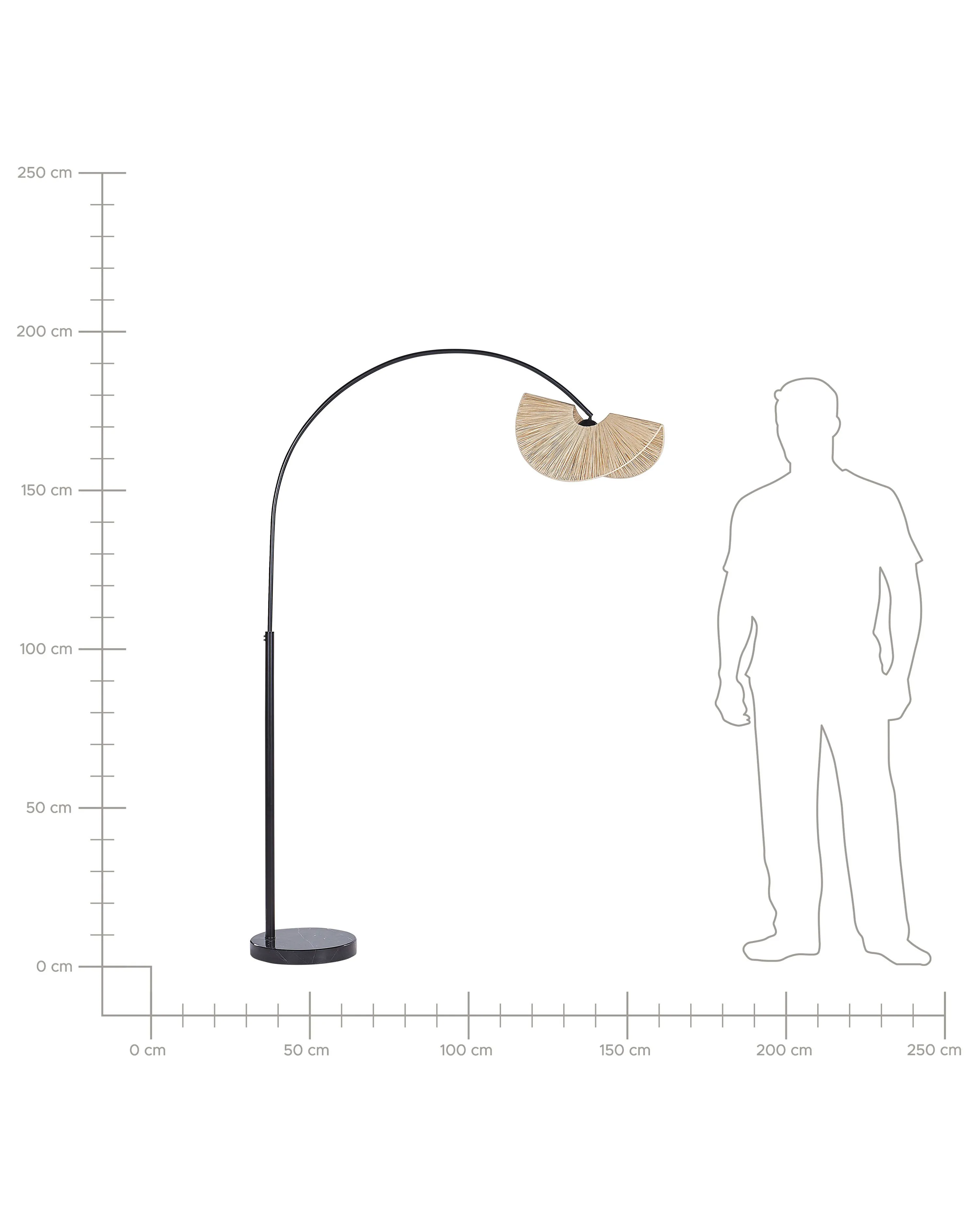 Staande lamp HERRON Natuurlijk