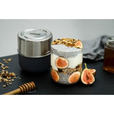 Essensbehälter Lunch Pot 450 ml, Grau