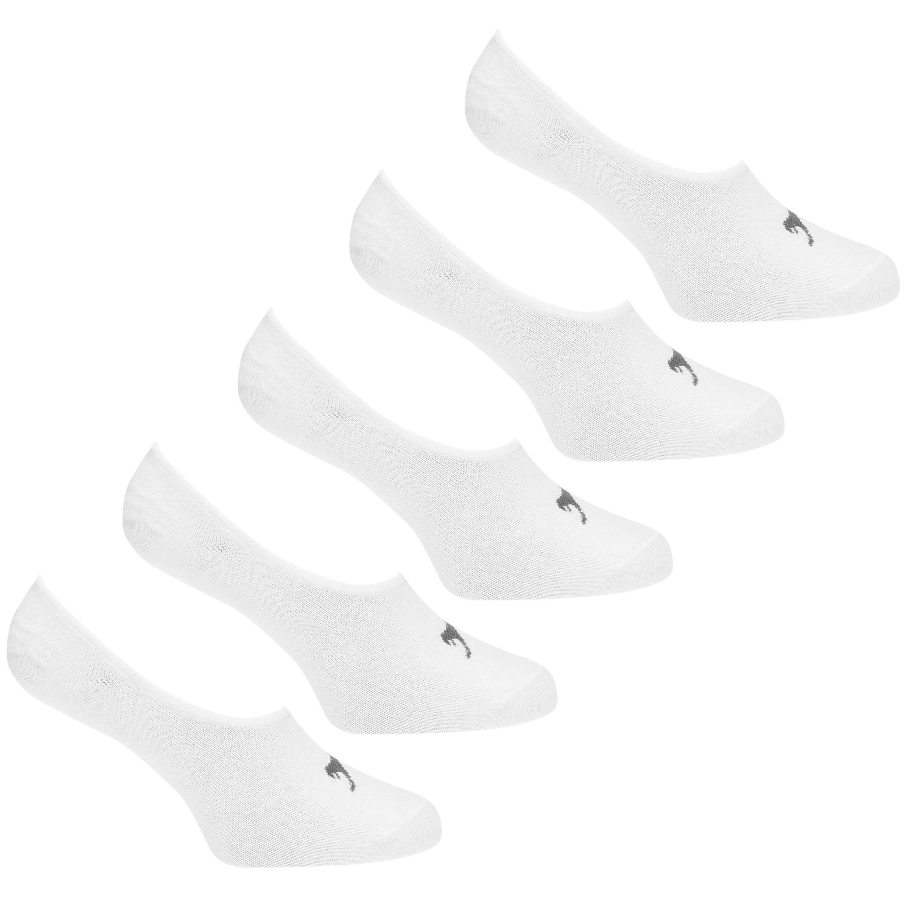 Slazenger 5 Pack Invisible Socks Mens