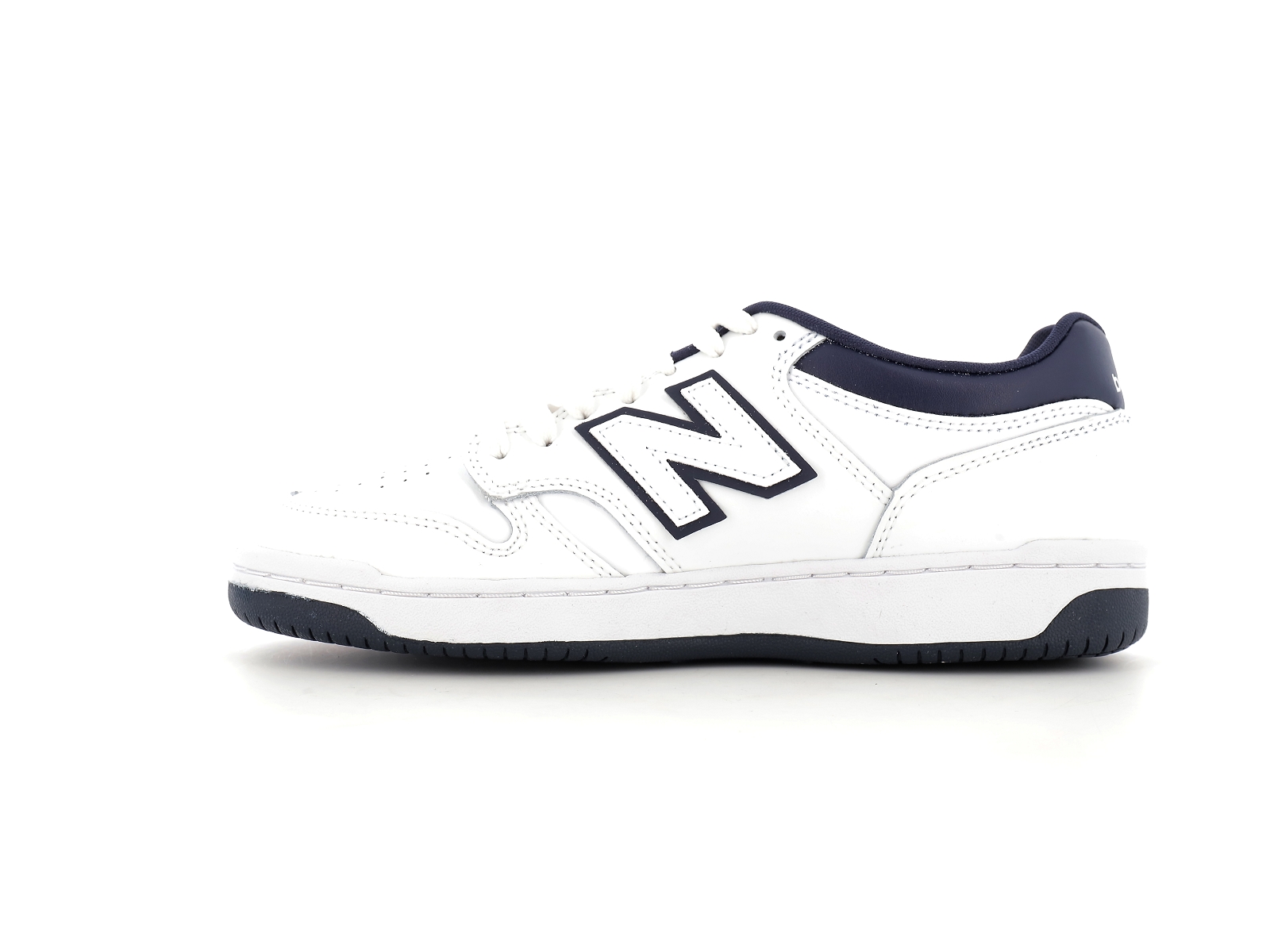 New balance a-BB480LWN Matières combinées Blanc Noir