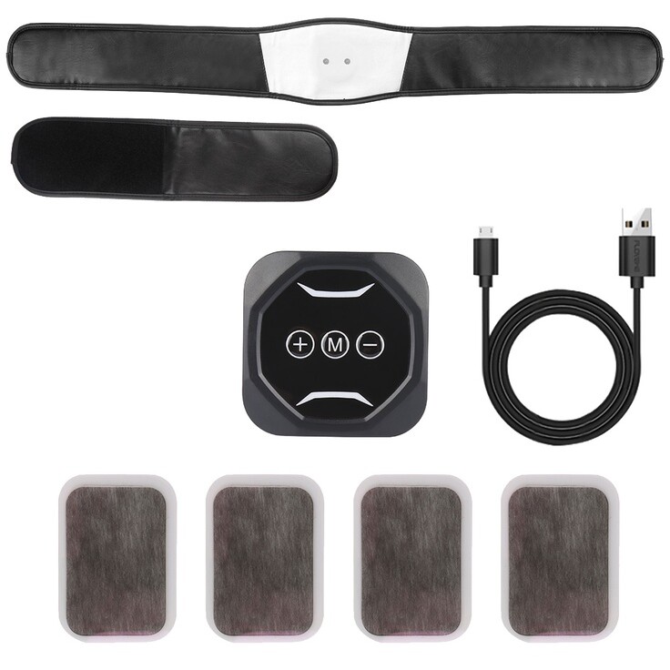 Kit sportif - Ceinture d'électrostimulation & pistolet de massage - 2 appareils
