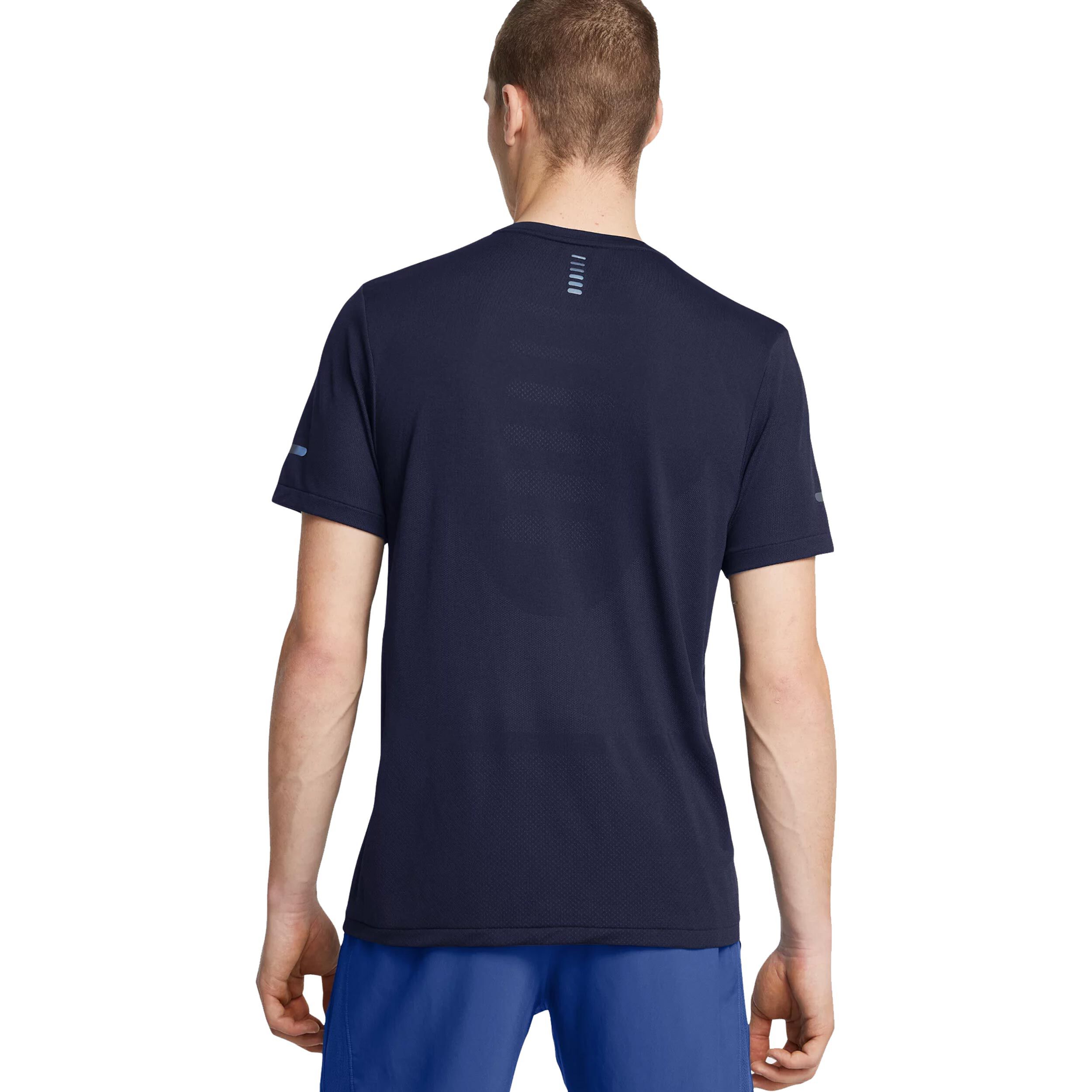 Under Armour Seamless Stride Maillot De Course Hommes - Bleu Foncé