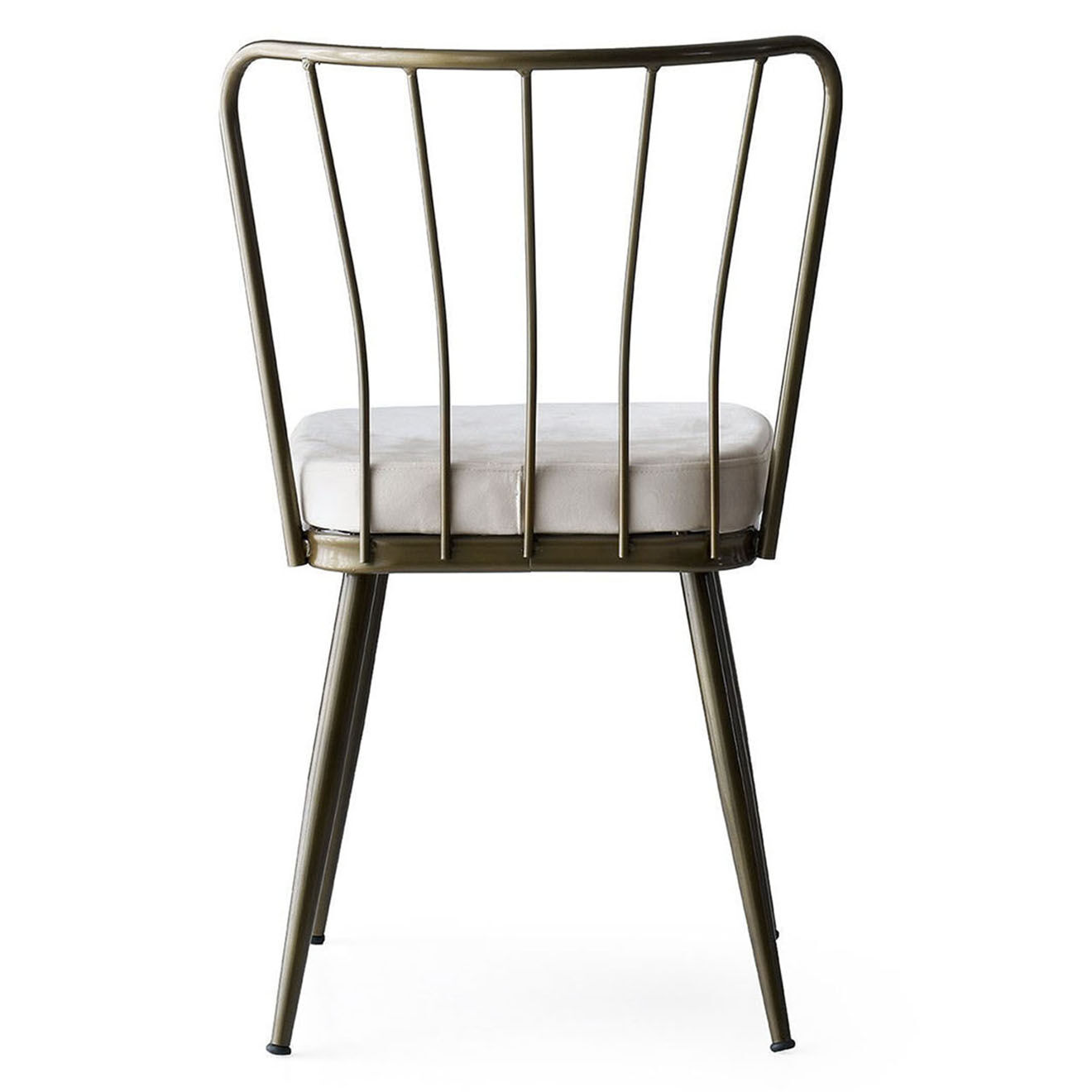 Homitis 4 Chaises Yildiz  blanc/noir - 43x82x42 cm