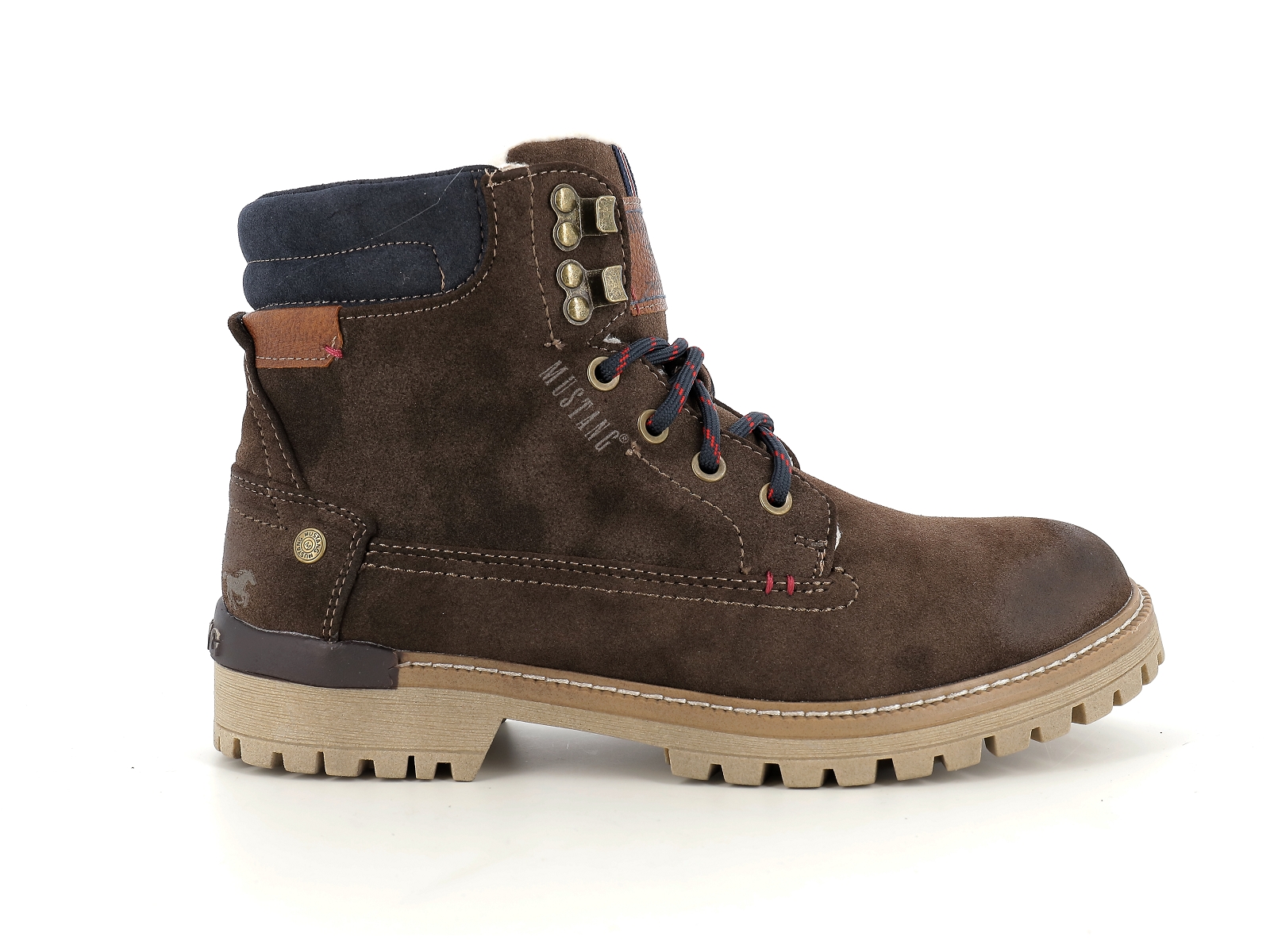 Mustang-4142 602 Synthétique Marron Foncé