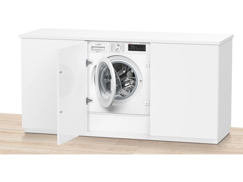 Siemens Einbau Waschmaschine WI14W542CH Links Frontlader mit 8 kg Ladekapazität