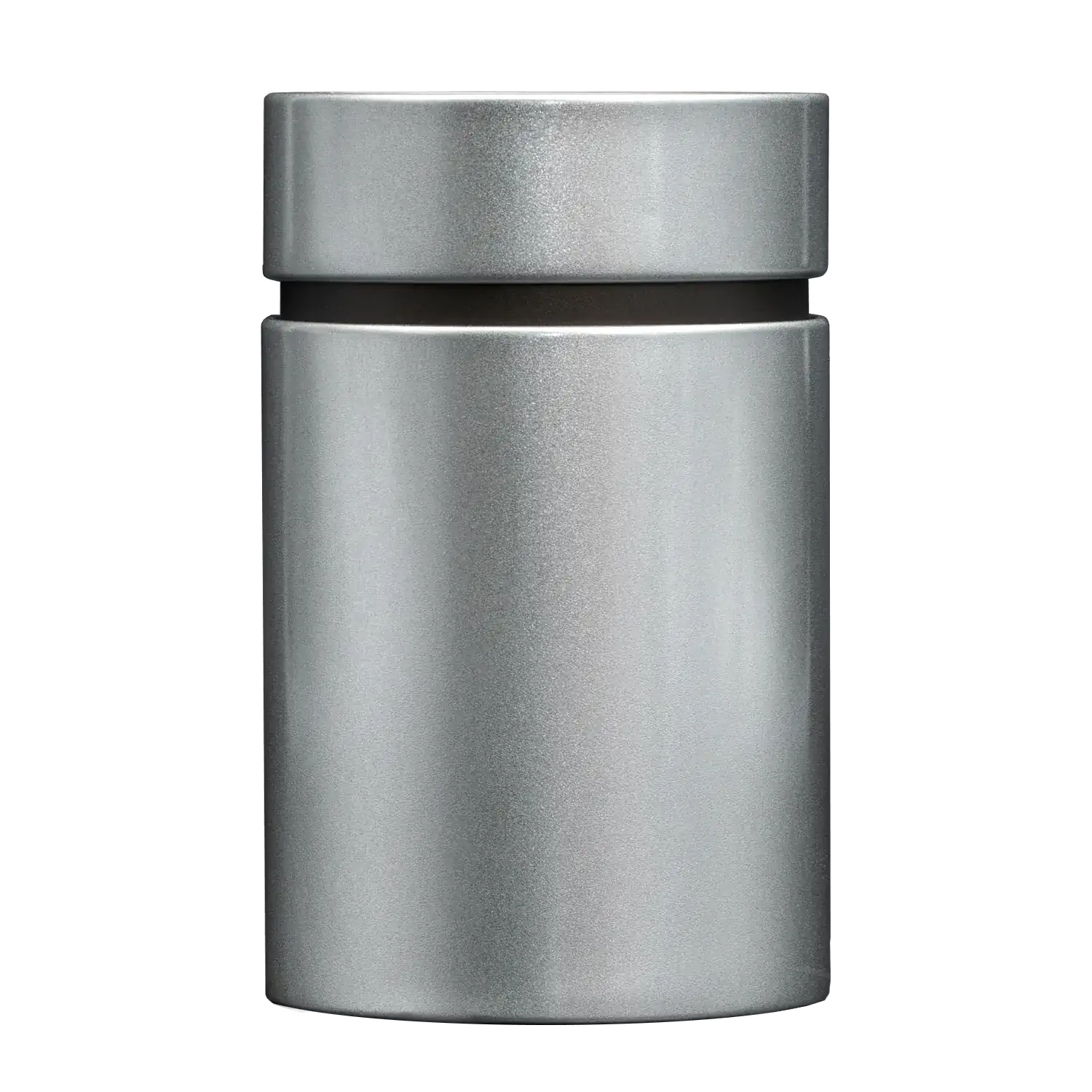 Gewürzdose mit Aromaverschluss, 75 x 117 mm, silbermatt
