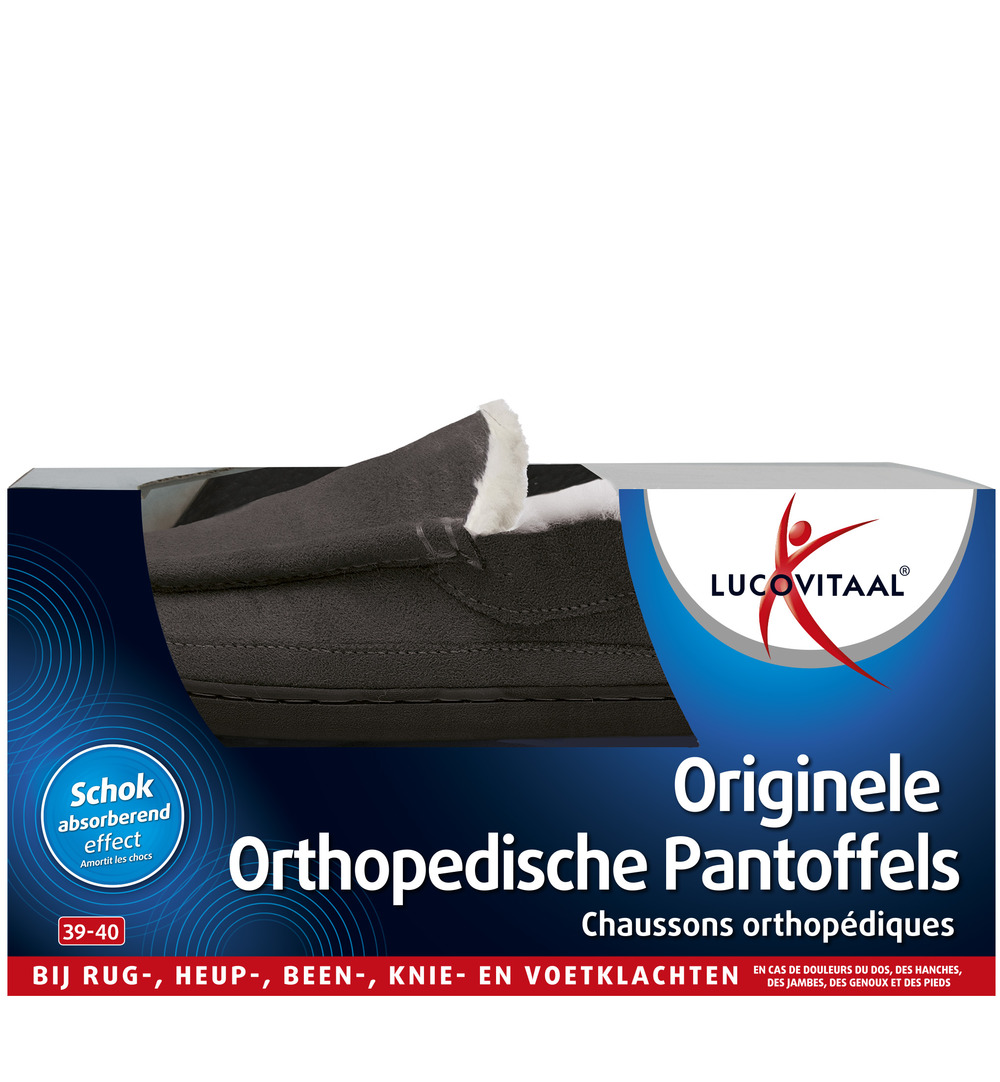 Lucovitaal Orth. Pantoffels 39-40 (1 paar)