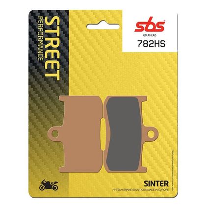 Plaquettes de freins SBS 782DC Racing carbon avant