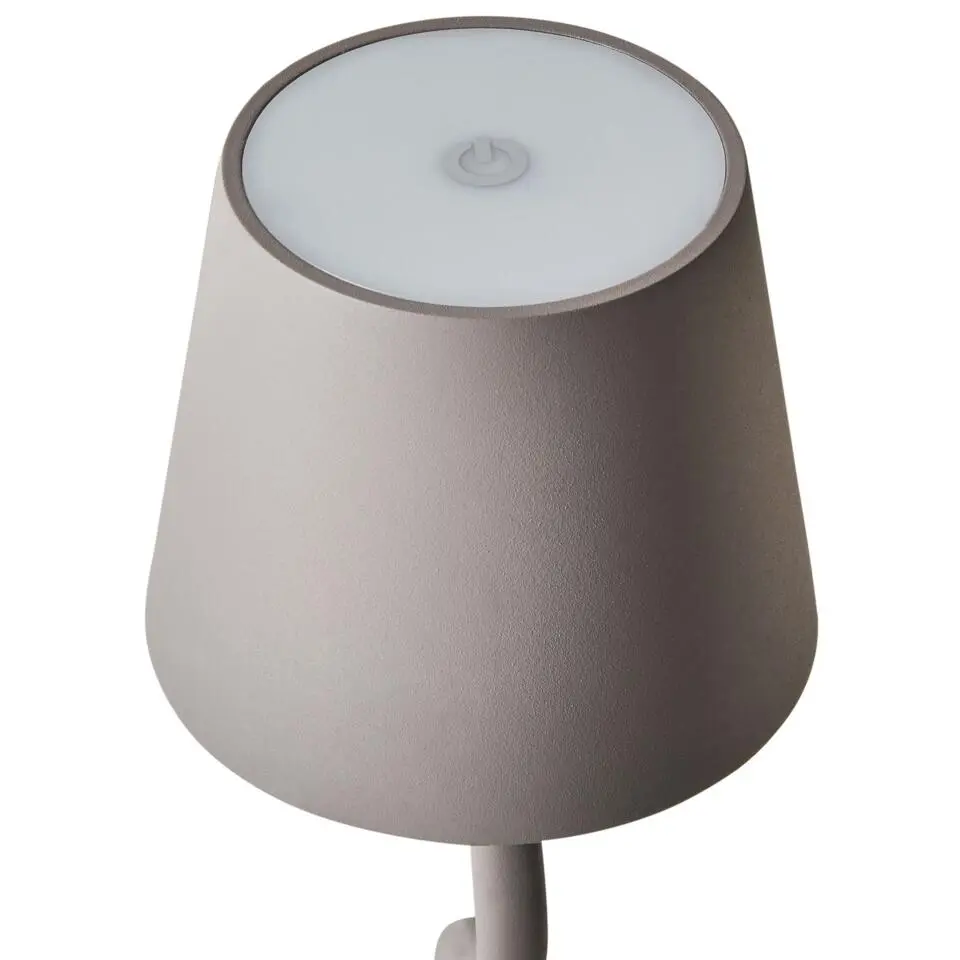 VOUGA - Tafellamp - Beige - Aluminium/IJzer