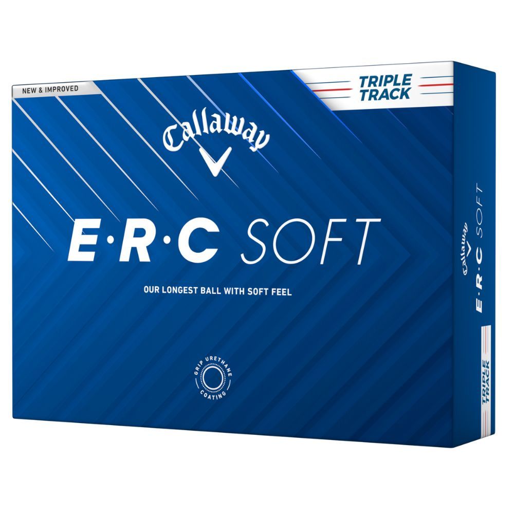 ERC Soft Triple Track Golfball Hvit
