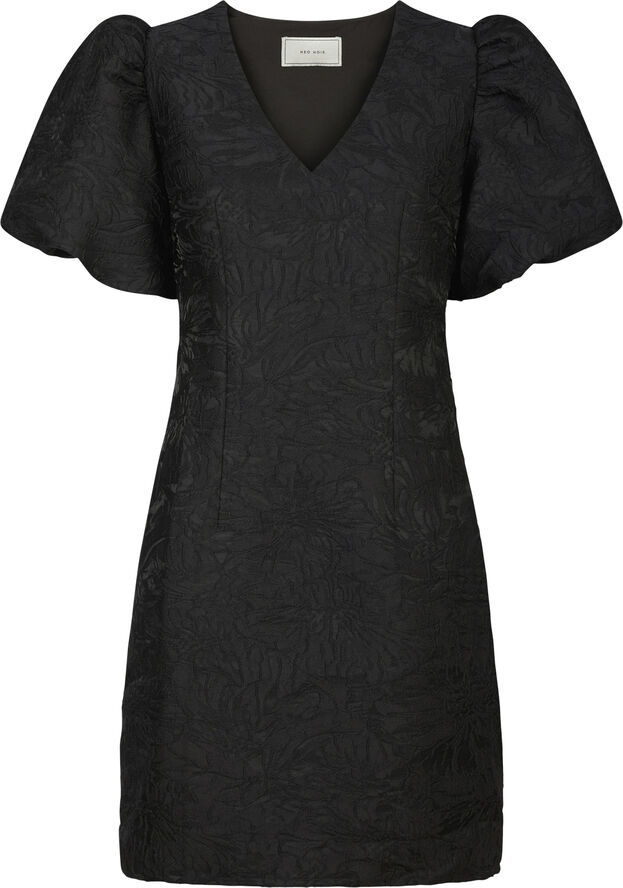 Neo Noir Sika Brocade Dress Black