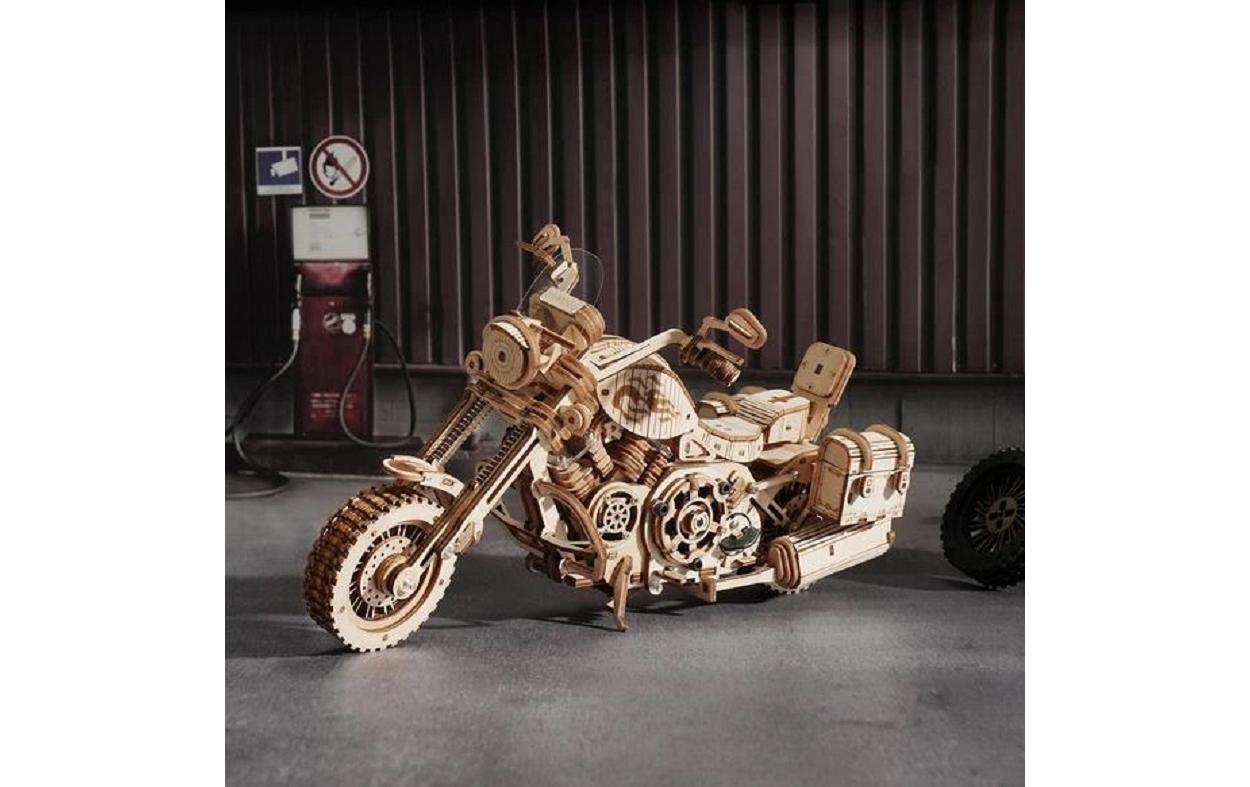 Bausatz Cruiser MotorradCruiser Motorrad 3D Puzzle aus Holz