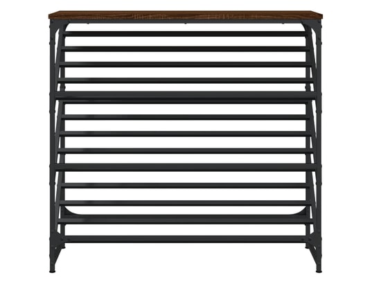 VIDAXL - étagère à chaussures chêne marron 90x30x85 cm bois d'ingénie...