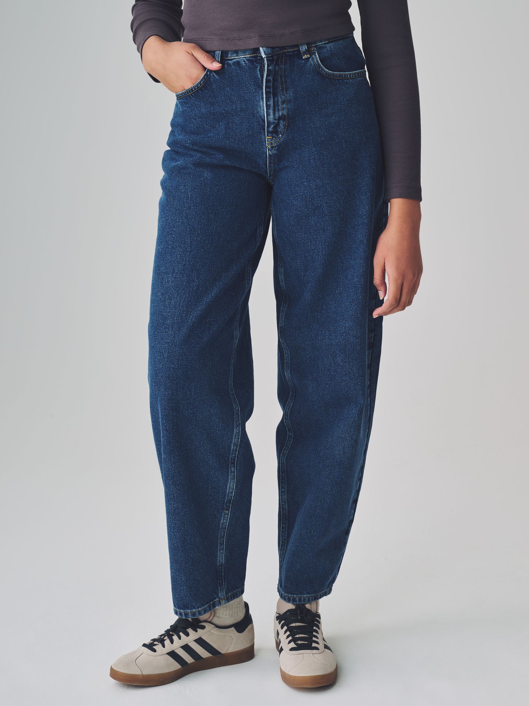 VERO MODA Barrel Fit 100% katoenen Jeans met Hoge taille