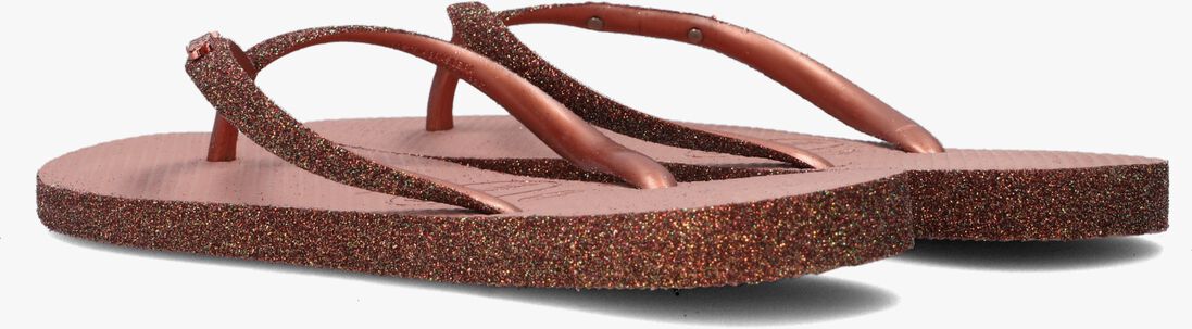 HAVAIANAS roze havaianas teenslippers slim sparkle ii crocus