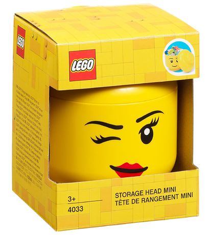 LEGO® Storage Aufbewahrungsbox - Mini - Kopf - 12 cm - Blinken
