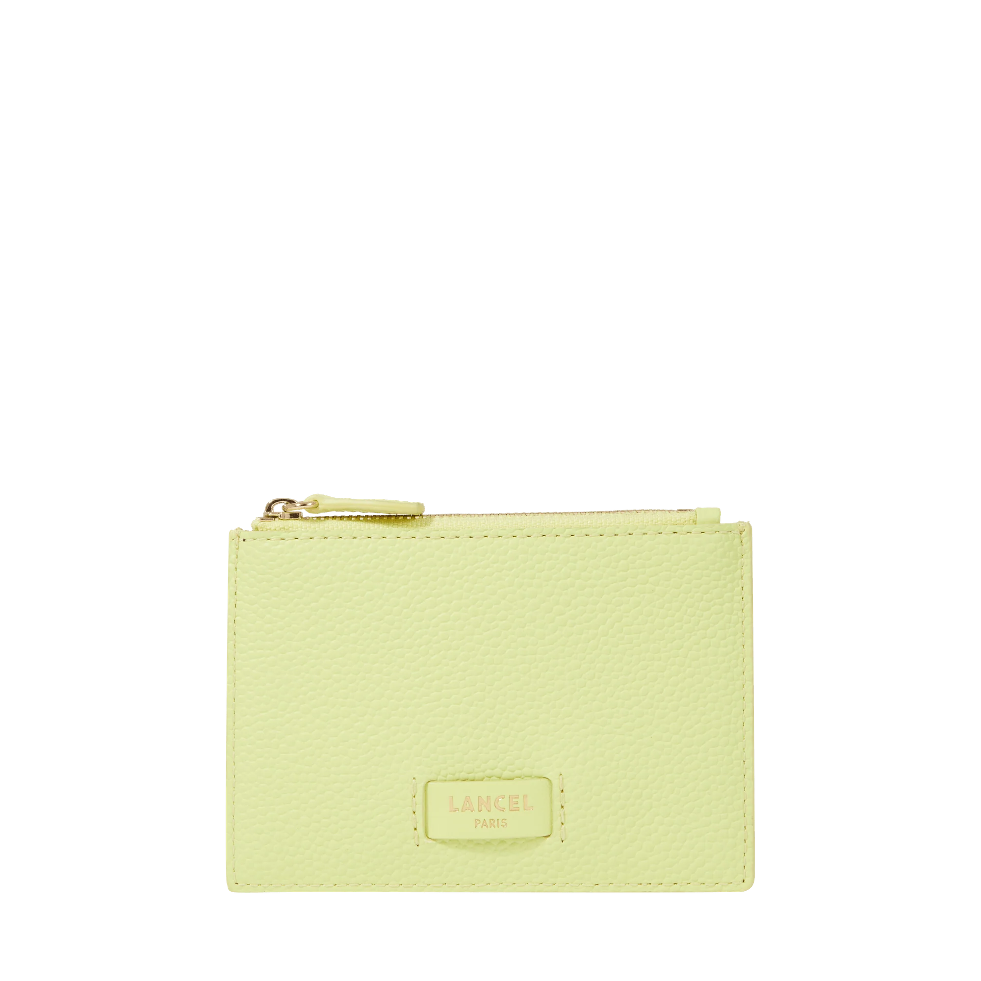 L zipped card-holder Ninon de Lancel-Citron Vert