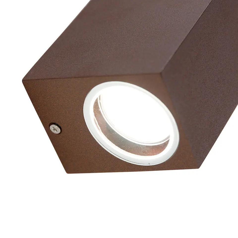 Qazqa wandlampen buiten baleno bronskleurig gu10
