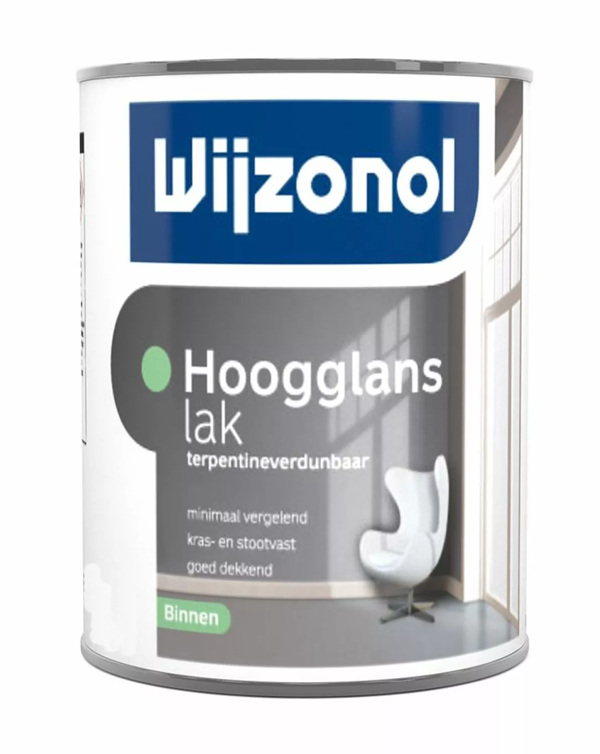 Wijzonol Hoogglanslak Interieur terpentineverdunbaar - op kleur gemengd - 0,5L