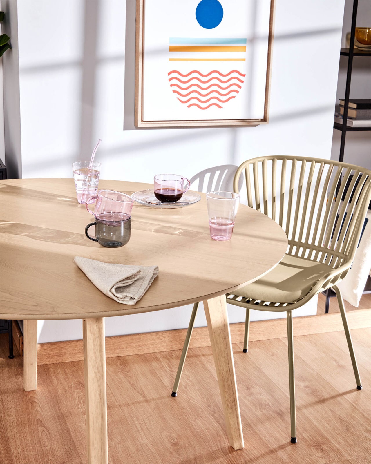 Kave Home Esszimmerstuhl SURPIK beige