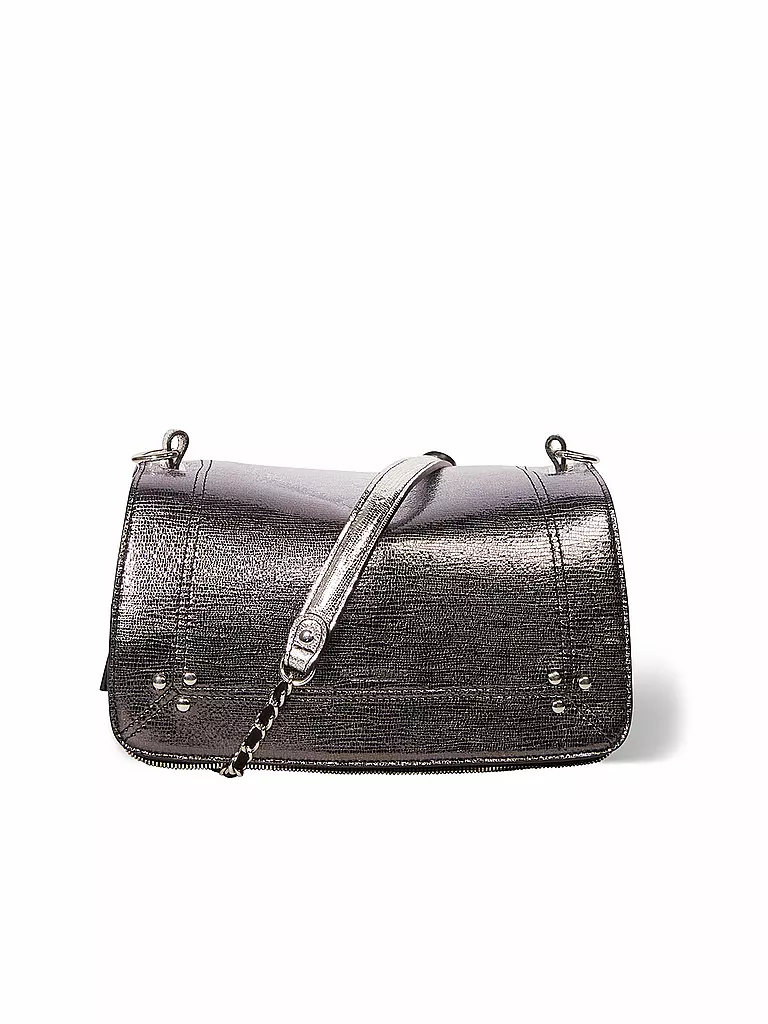 JEROME DREYFUSS Ledertasche - Umhängetasche BOBI silber
