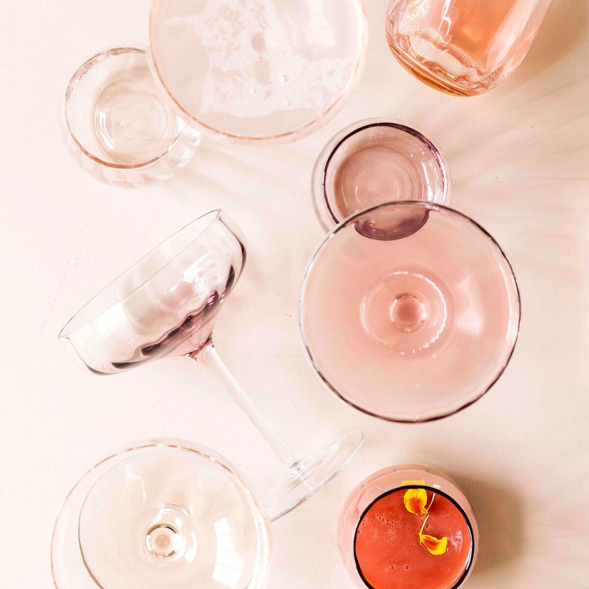 Champagne-/cocktailglass 30 cl, fersken
