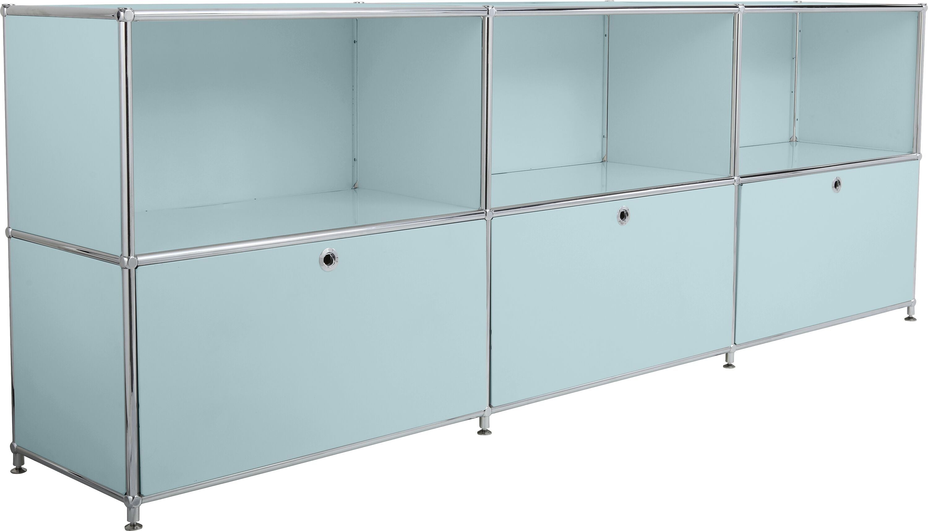 FLEXCUBE Sideboard - Mint / B: 228.0 cm x T: 40.0 cm x H: 80.5 cm
