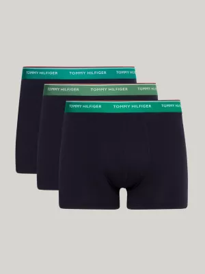 Cuecas boxer com cós com logotipo contrastante (pacote com 3)