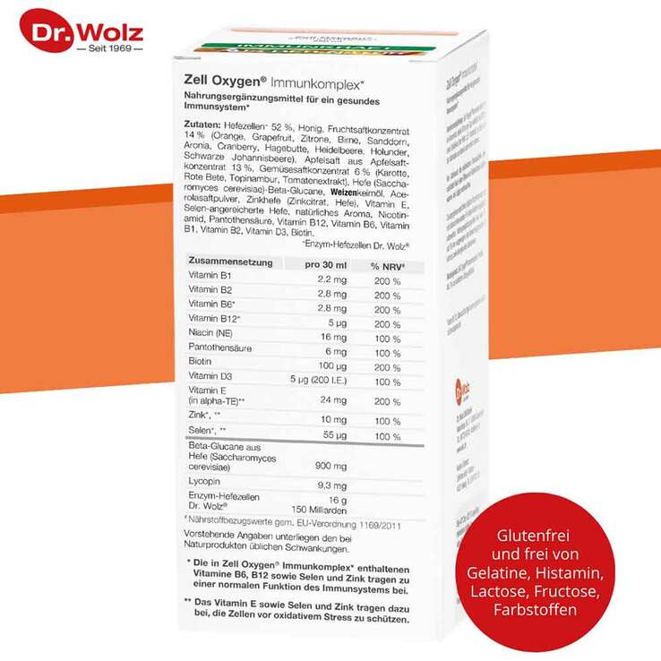 Zell Oxygen Immunkomplex flüssig, 250 ml