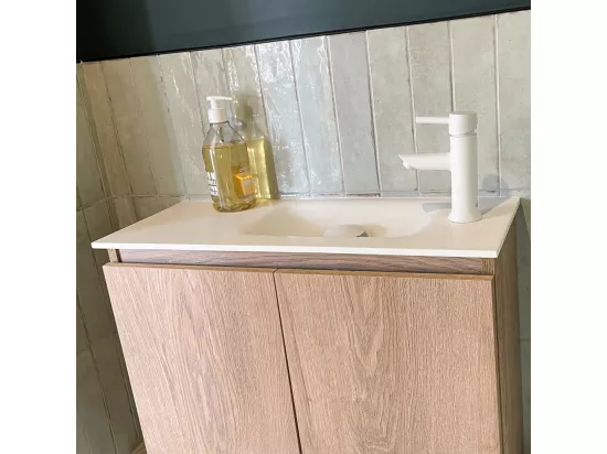 Luisa mitigeur lave-mains blanc - Essebagno