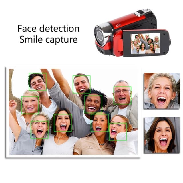16MP HD 1080P videokamera 16X zoom digitalkamera Night Vision Anti-Shake
