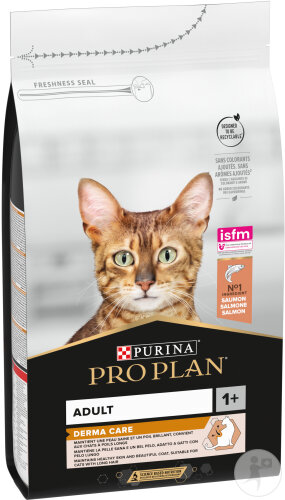 Pro Plan Derma Care Pour Une Peau Saine Et Un Poil Brillant Croquettes Pour Chat Adulte Saumon 1,5kg