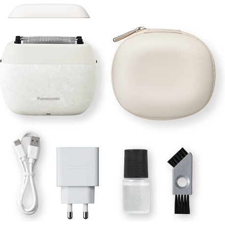 Rasoir électrique Panasonic ES-PV6B-W803 ultra-compact 5 lames et moteur lineaire - blanc