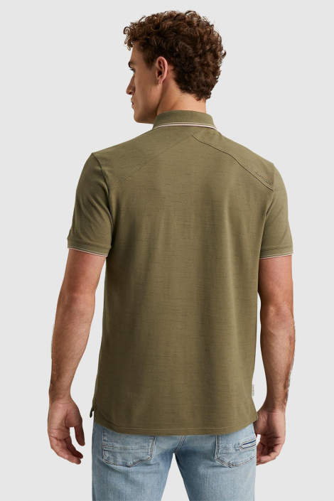 Cast Iron groene heren polo