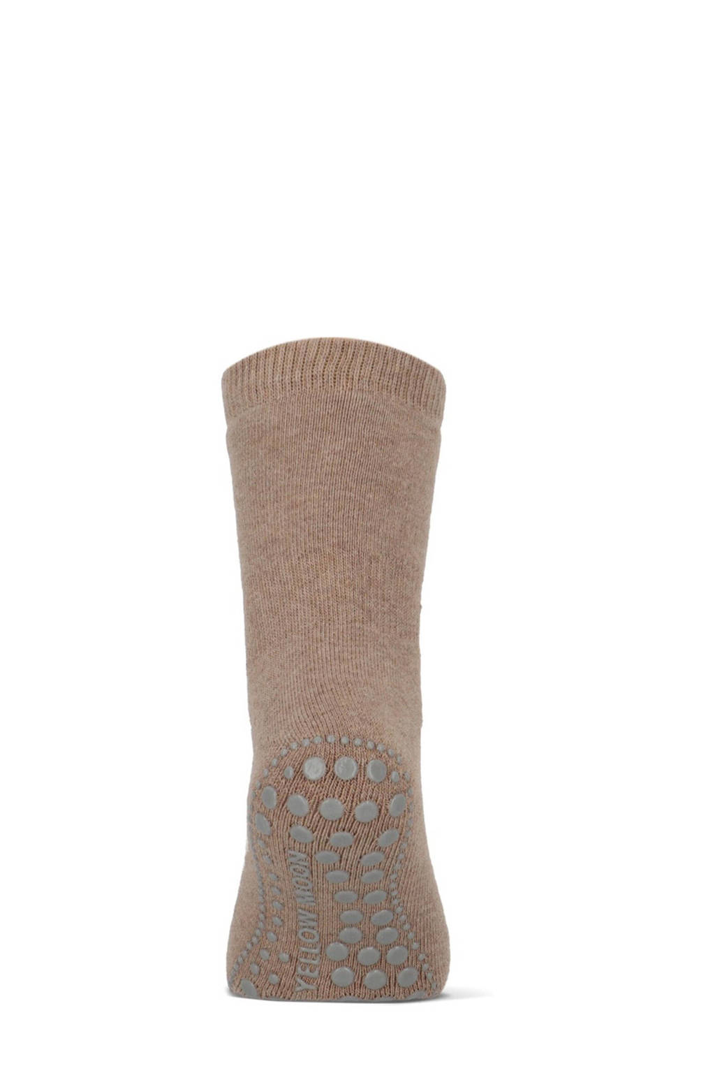 Yellow Moon Huissokken beige