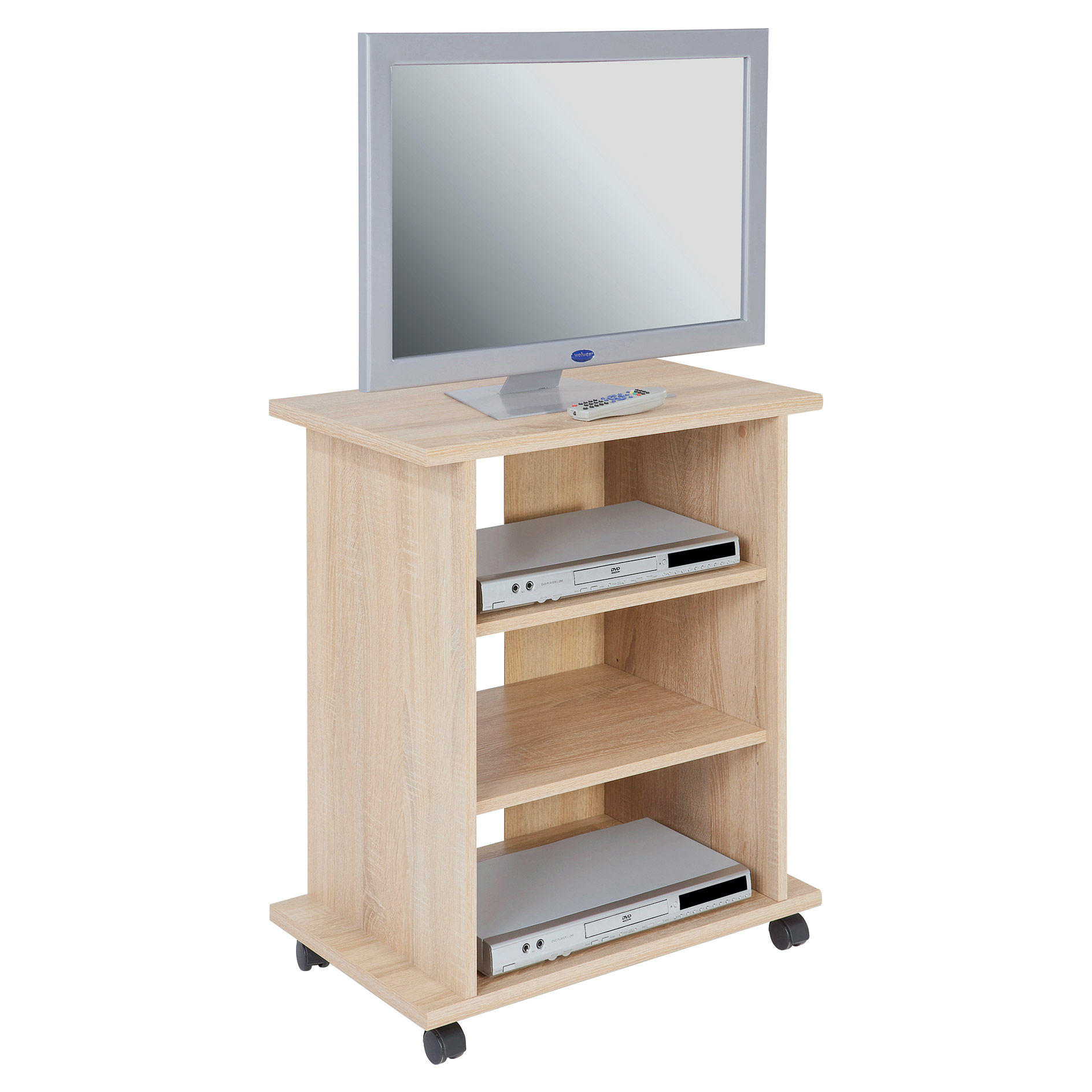 TV-Rack - Sonoma Eiche - auf Rollen