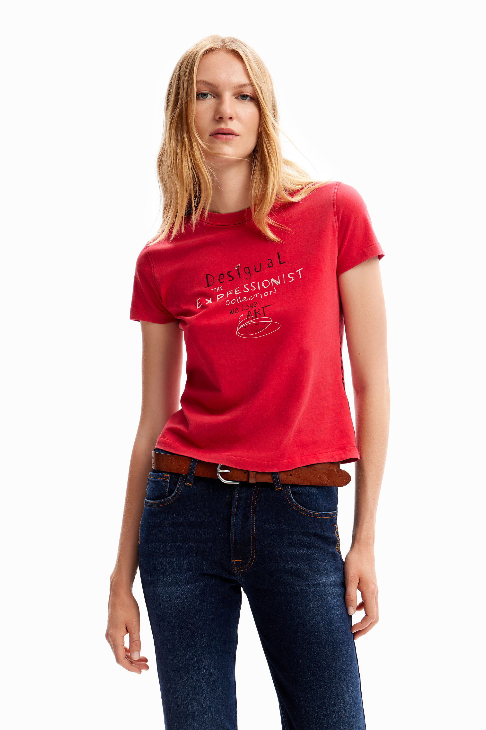 T-shirt ajusté messages