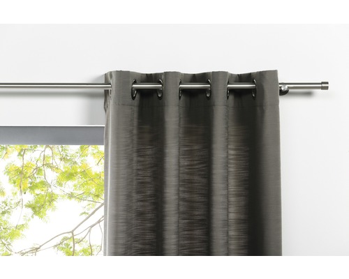 Sjaal met oogjes, balans taupe 135x245 cm