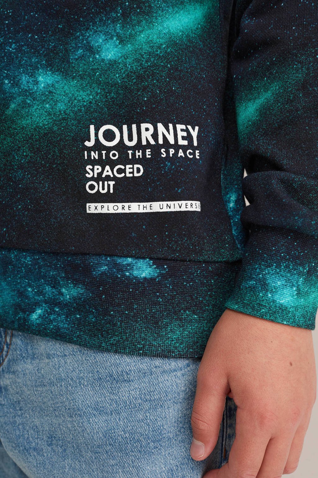 WE Fashion Blue Ridge hoodie zwart