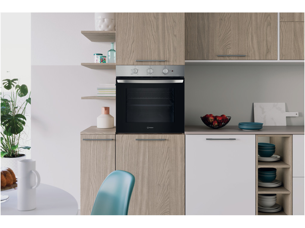 FORNO MULTIFUNÇÕES INDESIT IO 232H X INOX A 71L HIDROLÍTICO