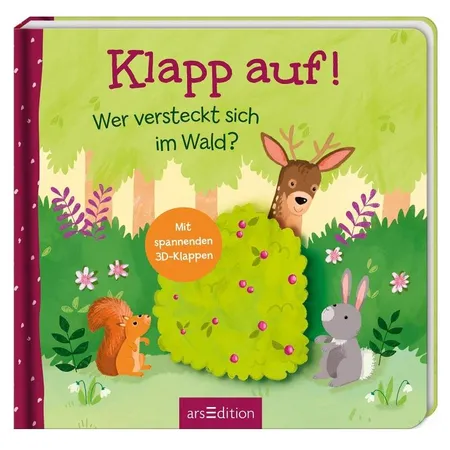 ars Edition Klapp auf! Wer versteckt sich im Wald?