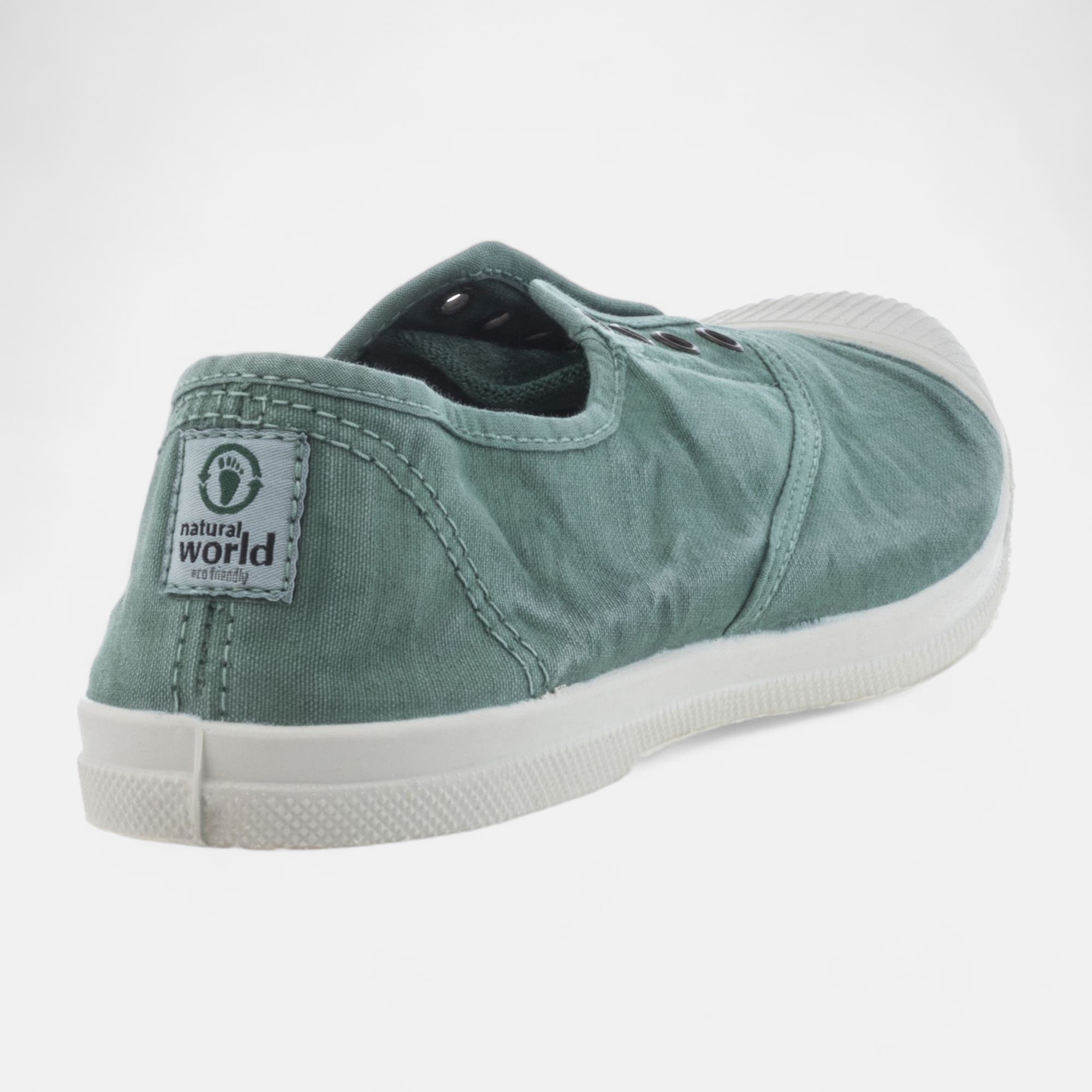 Baskets en toile Femme vert