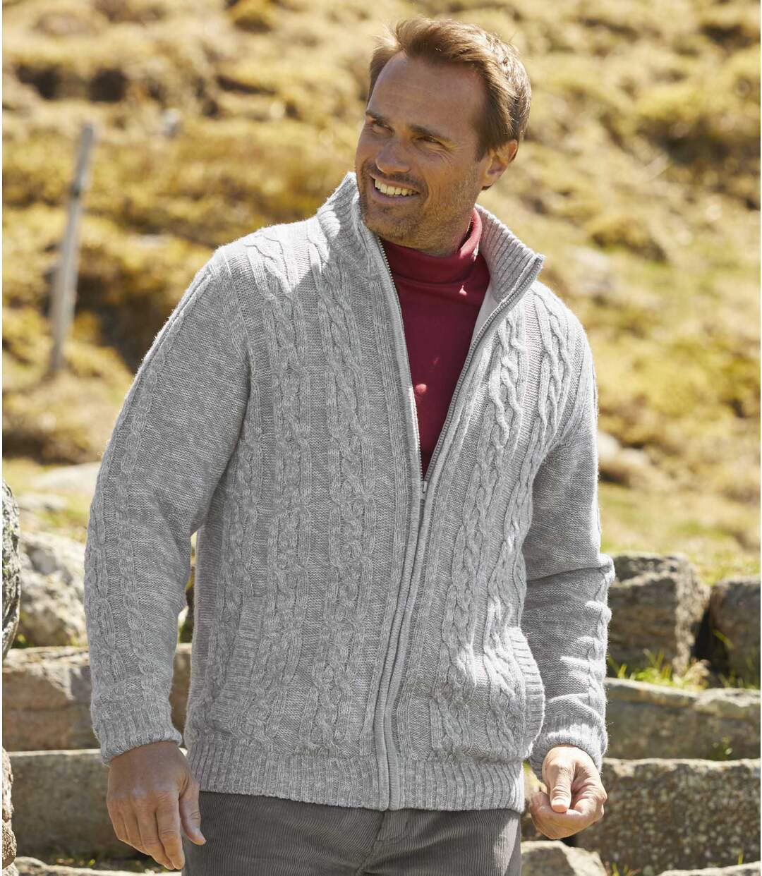 Blouson Tricot Doublé Polaire