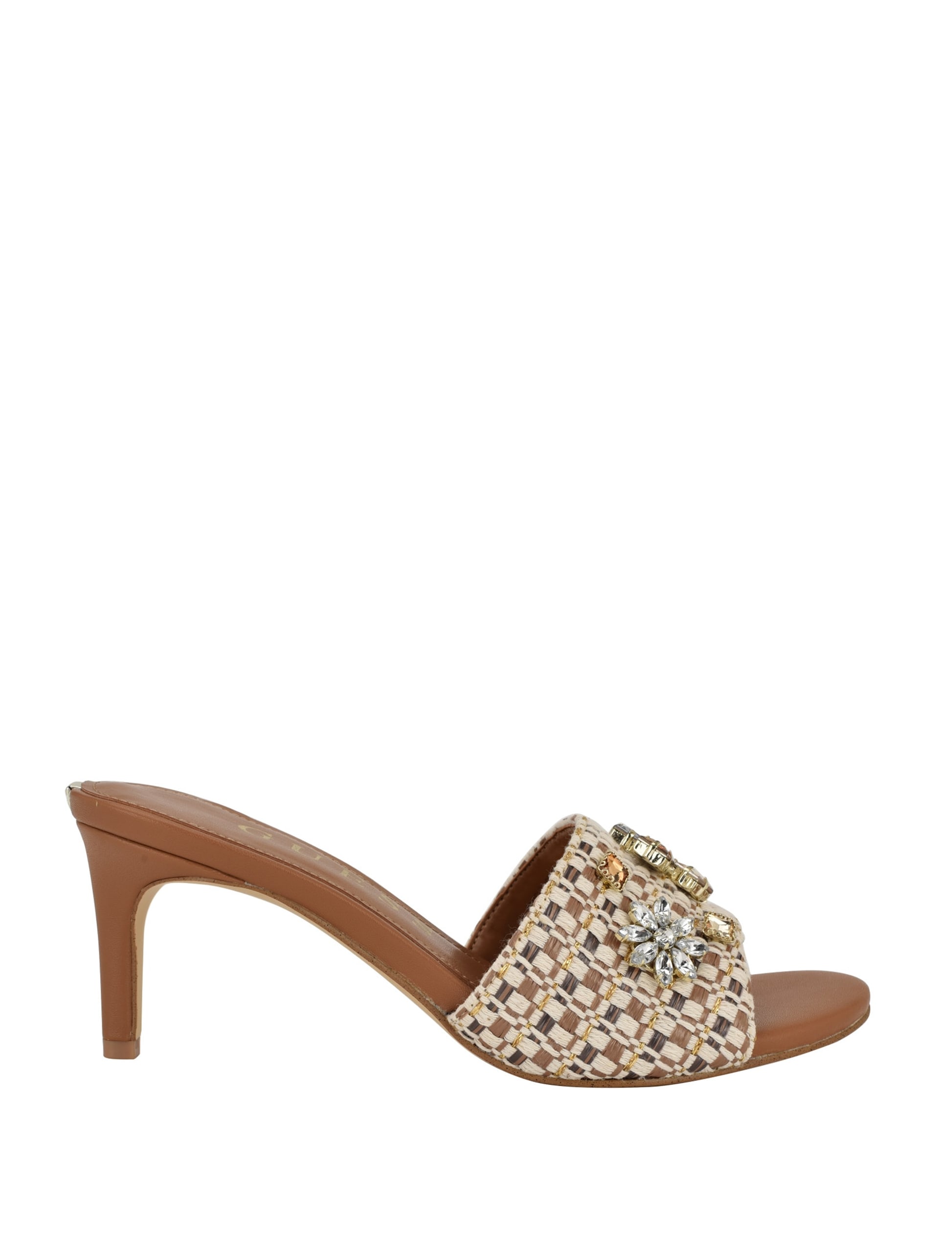 Mules de strass trançado semanais